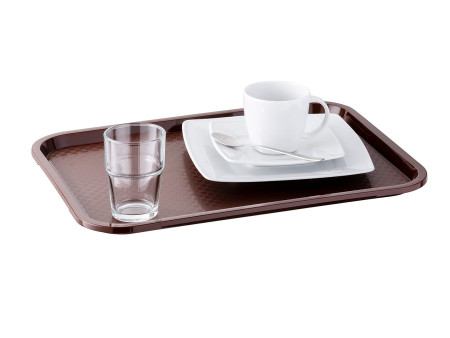 APS Plateau FAST FOOD, (L)410 x (P)305 mm, marron