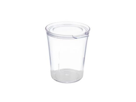 APS Gobelet avec couvercle SUPER CUP, 16 pièces, transparent