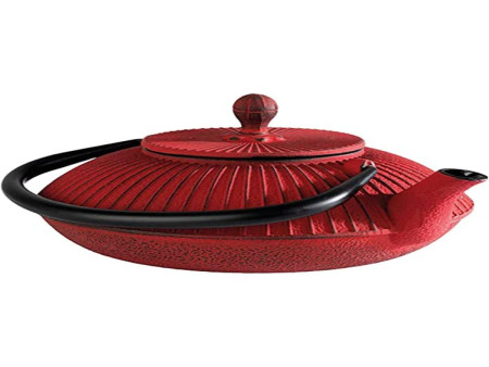 APS Théière ASIA, en fonte, 0,8 litre, rouge