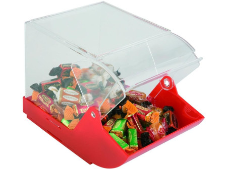 APS Boîte universelle avec couvercle frontal, rouge