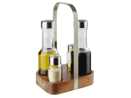 APS Ménagère de table WOOD, 5 pièces, bois d'acacia/inox