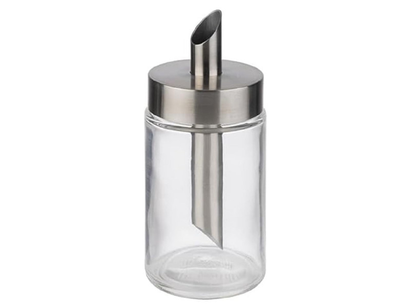 APS Sucrier doseur, avec tube doseur, acier inoxydable/verre