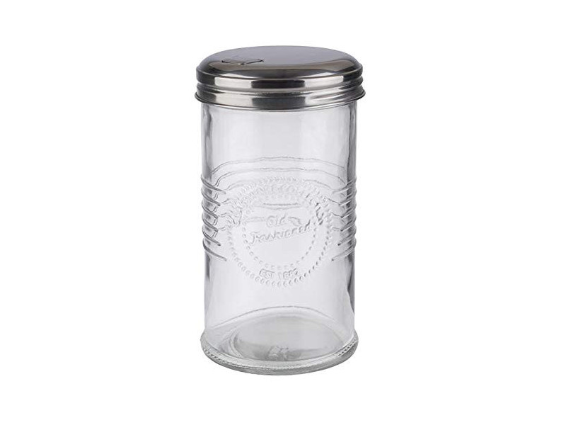 APS Sucrier doseur OLD FASHIONED, acier inoxydable/verre