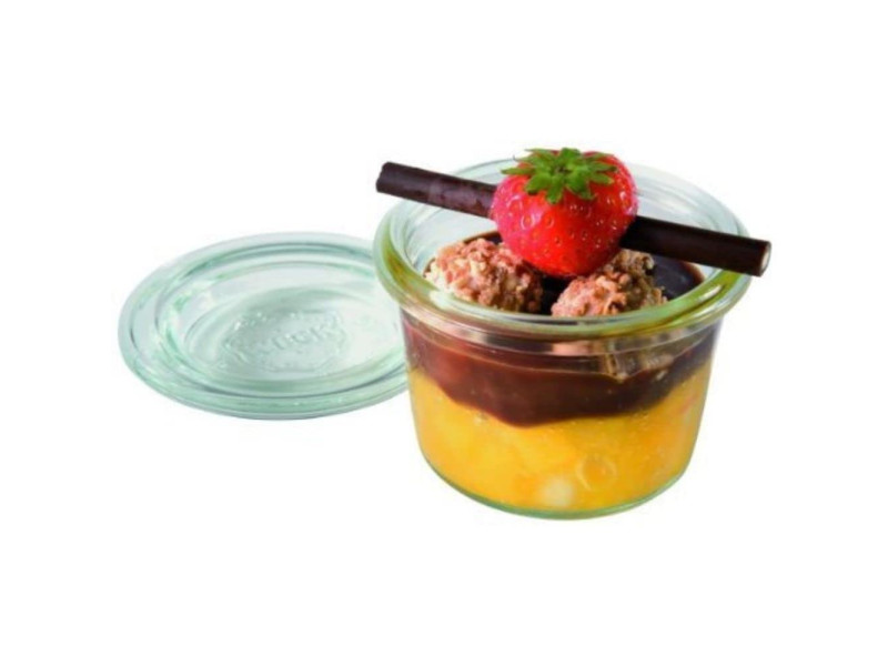 APS Bocal Weck avec couvercle, 80 ml, set de 12