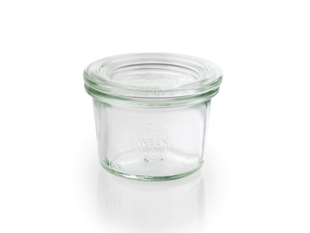 APS Bocal Weck avec couvercle, 80 ml, set de 12