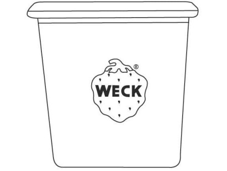 APS Bocal Weck avec couvercle, 80 ml, set de 12