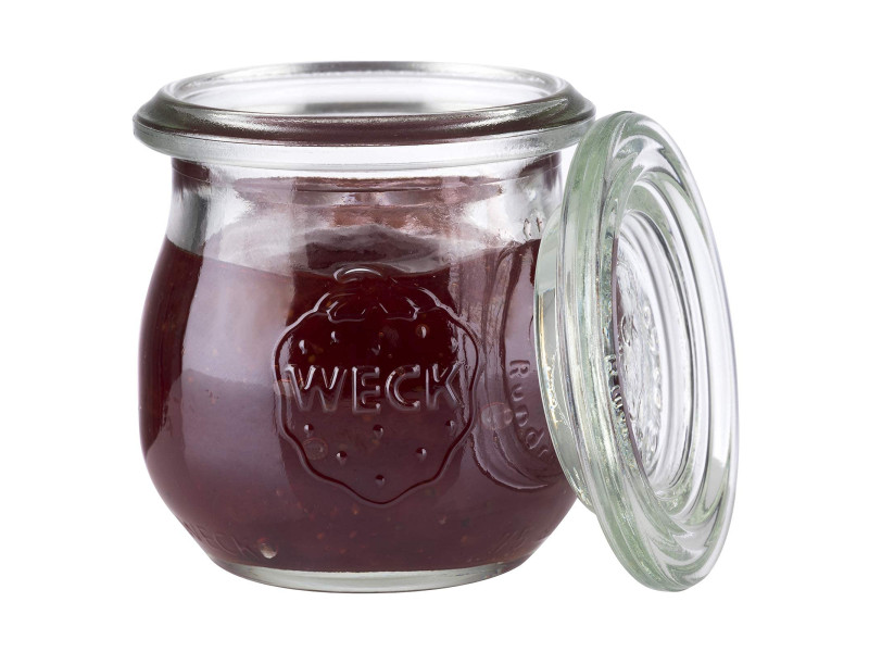 APS Bocal Weck avec couvercle, forme tulipe, 75 ml, set x12