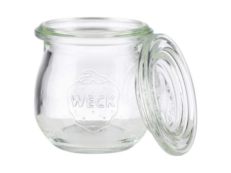 APS Bocal Weck avec couvercle, forme tulipe, 75 ml, set x12