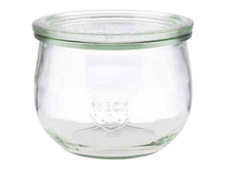 APS Bocal Weck avec couvercle, forme tulipe, 580 ml, set x6