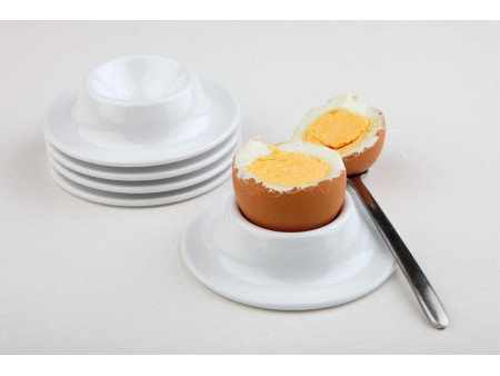 APS Coquetier EGGY, en mélamine, blanc, set de 4