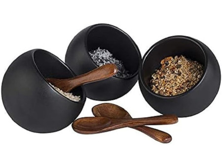 APS Set de service MOON, 6 pièces, noir