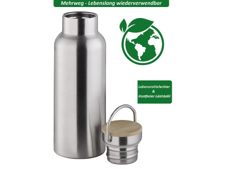 APS Gourde H2O YEAH!, acier inoxydable, 0,5 litre