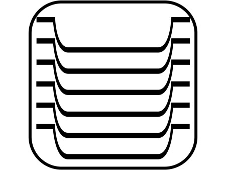 APS Plateau 'MIEUX SERVI', (L)420 x (P)310 mm, argent