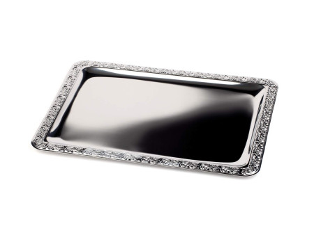 APS Plateau 'MIEUX SERVI', (L)600 x (P)400 mm, argent