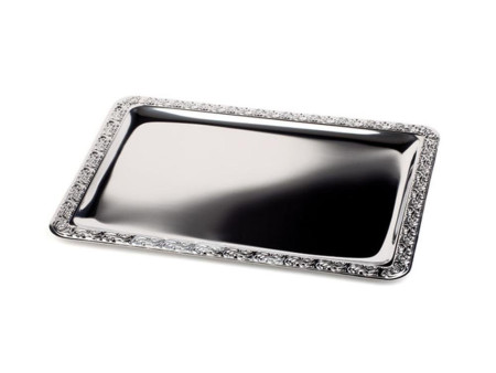 APS Plateau 'MIEUX SERVI', (L)420 x (P)310 mm, argent