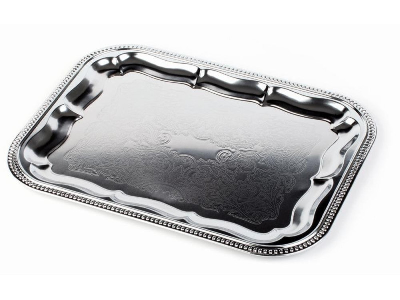 APS Plat de service, rectangulaire, 410 x 310 mm, argent