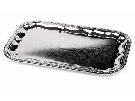 APS Plat de service, rectangulaire, 530 x 325 mm, argent