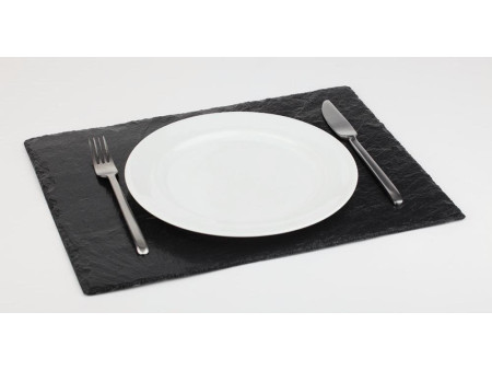 APS Plat en ardoise naturelle, (L)450 x (P)300 mm,anthracite