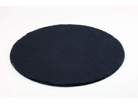 APS Plat en ardoise naturelle, diamètre: 220 mm, anthracite
