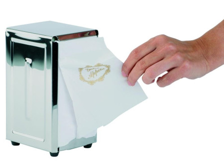 APS Distributeur de serviettes, acier inoxydable poli miroir