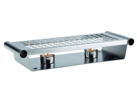 APS Chauffe-plat, 2 bougies, (L)340 x (P)130 x (H)60 mm