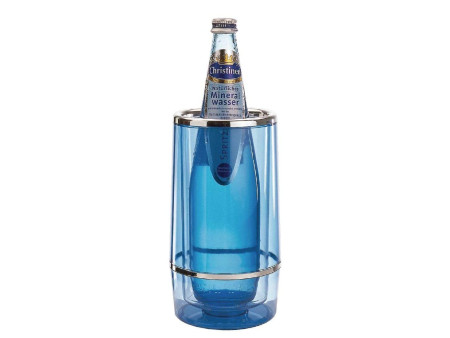APS Rafraîchisseur de bouteille, polystyrène, bleu