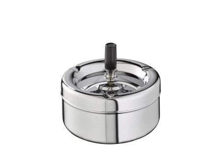 APS Cendrier rotatif PUSH, argent