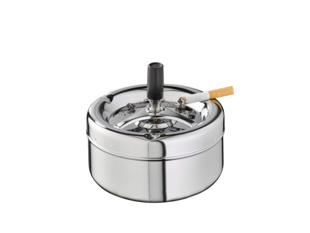 APS Cendrier rotatif PUSH, argent