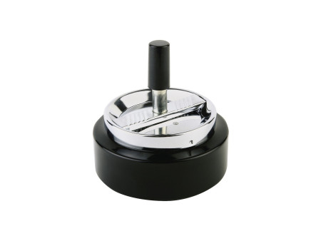 APS Cendrier rotatif PUSH, argent / noir