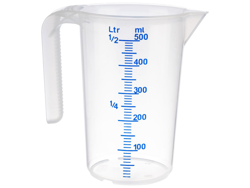 APS Pichet mesureur STACKABLE, 0,5 litre, transparent