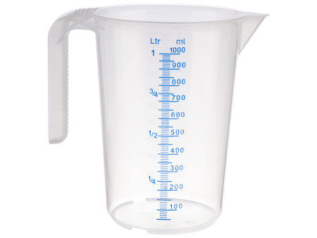APS Pichet mesureur STACKABLE, 1,0 litre, transparent