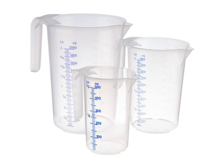 APS Pichet mesureur STACKABLE, 1,0 litre, transparent
