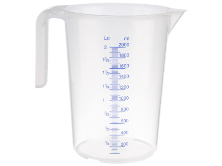 APS Pichet mesureur STACKABLE, 2,0 litres, transparent