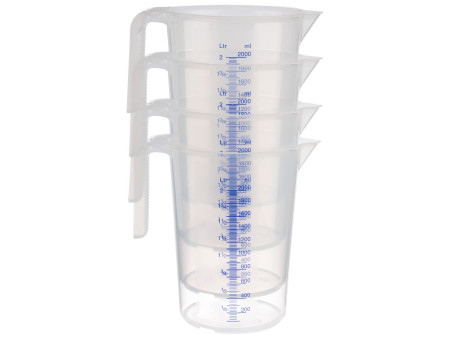 APS Pichet mesureur STACKABLE, 2,0 litres, transparent