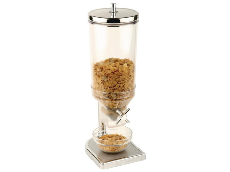 APS Distributeur de céréales FRESH & EASY, 4,5 L, argent
