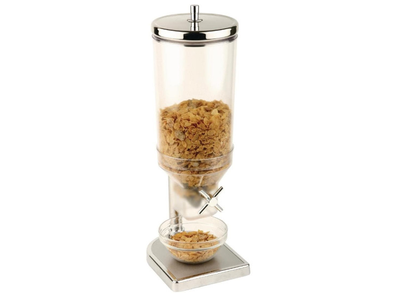 APS Distributeur de céréales FRESH & EASY, 4,5 L, argent