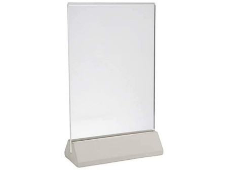 APS Présentoir de table ELEMENT, 155 x 65 x 260 mm, gris