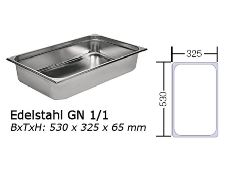 APS Chafing Dish CHEF, 610 x 310 x 300 mm