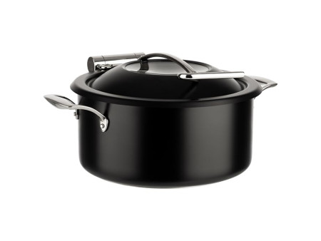 APS Set chafing dish, 4 pièces, acier inoxydable noir