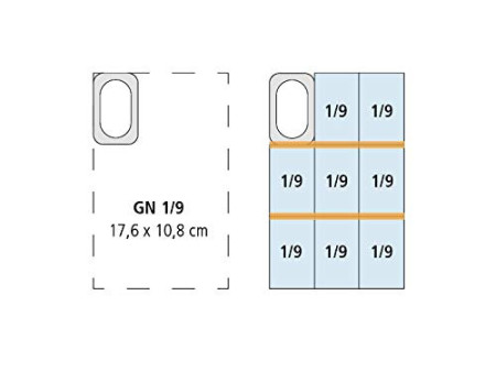 APS Couvercle GN 1/9, (L)175 x (P)108 x (H)25 mm
