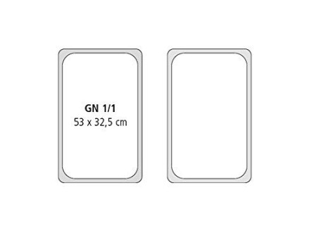 APS Couvercle hermétique GN 1/6, (L)176 x (P)162 x (H)30 mm