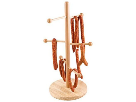 APS Support à bretzels et à saucissons, en hêtre