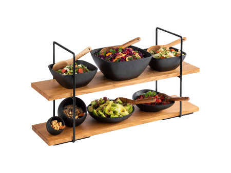 APS Etagère PERFECTO LARGE, 2 étages, chêne, hauteur: 405 mm