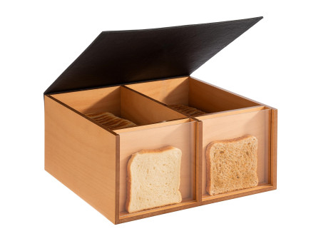 APS Boîte pour buffet TOAST BOX, 360 x 335 x 175 mm, chêne