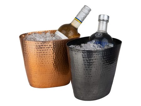 APS Seau à vin/champagne pour 1 bouteille, noir