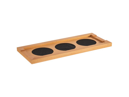 APS Planche de buffet pour carafes, chêne naturel