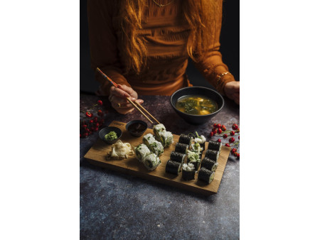 APS Planche à sushis SIMPLY WOOD, 350 x 170 mm, chêne