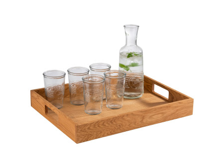 APS Plateau de service, (L)450 x (P)350 x (H)60 mm, chêne