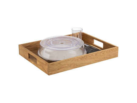 APS Plateau de service, (L)450 x (P)350 x (H)60 mm, chêne
