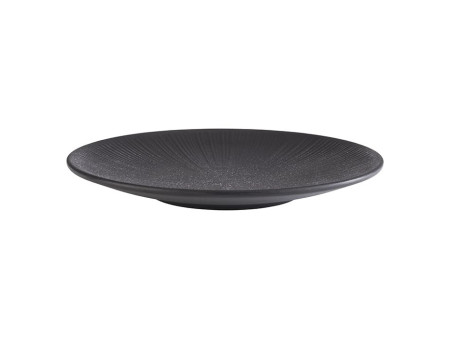 APS Assiette plate NERO, diamètre: 260 mm, noir